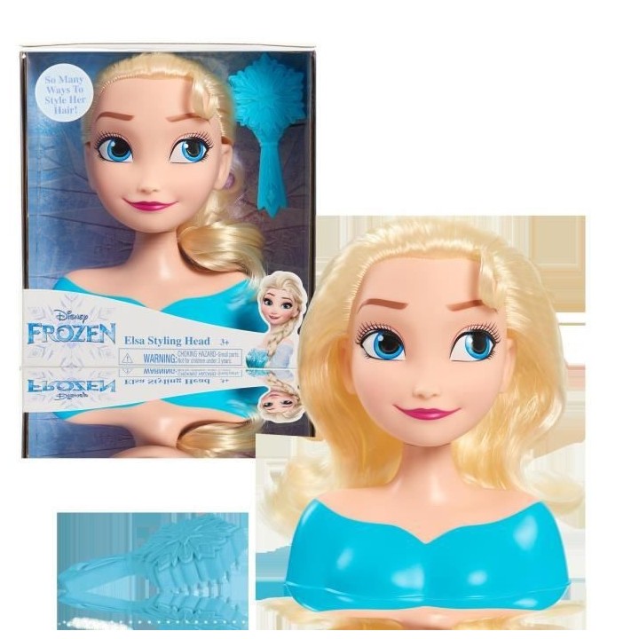 DISNEY FROZEN - Tete a coiffer Princesse Elsa - La Reine des Neiges II