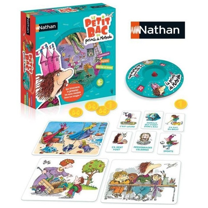 NATHAN Le petit bac du prince de Motordu