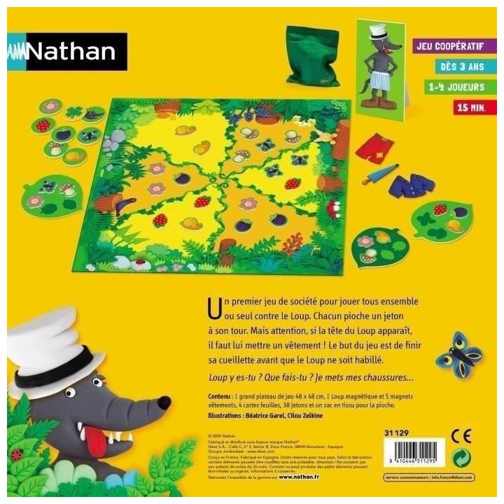 NATHAN - Le jeu du Loup - Jeu de Société