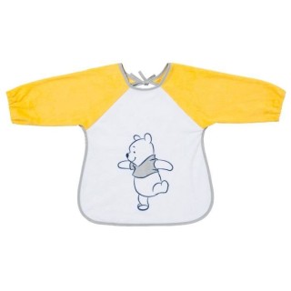 DISNEY Winnie Bavoir tablier 2eme âge - 37 x 42 cm Blanc/Jaune