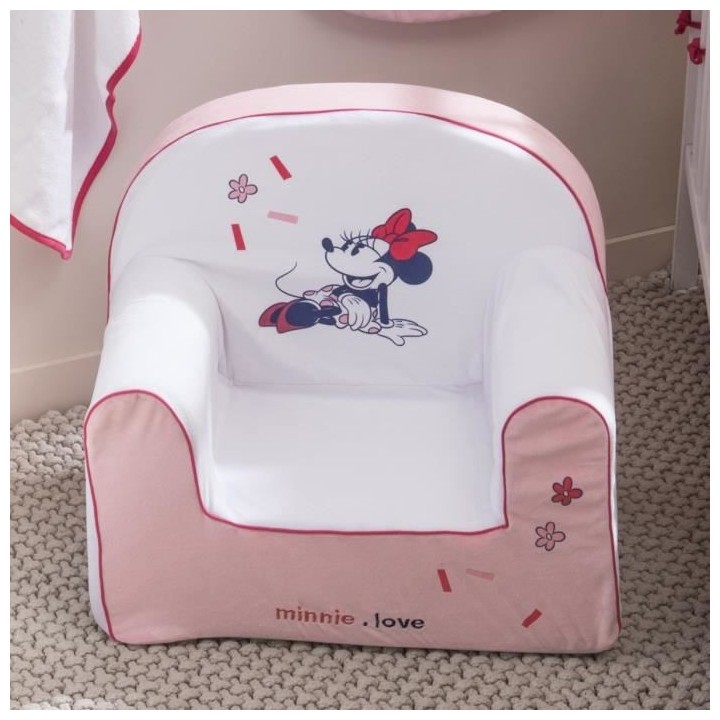 DISNEY Minnie Fauteuil Classic déhoussable - 25 cm