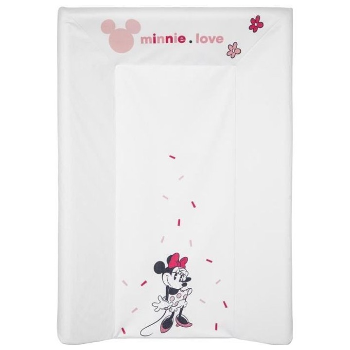 DISNEY Matelas a langer Minnie confettis - 50 x 70 cm - 100% PVC - Gar