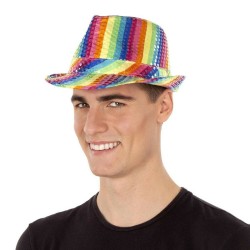 Chapeau Rainbow My Other Me Taille unique 58 cm