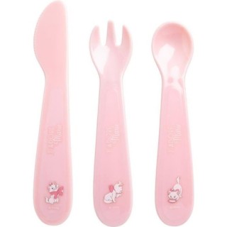 DISNEY Lot de 3 couverts Marie : fourchette, cuillere et couteau - En