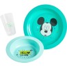 DISNEY Mickey Coffret repas 3 pieces : assiettes, bol et gobelet -