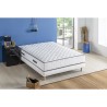 Matelas - 600 Ressorts - 140 x 190 cm - DEKO DREAM DETENTE - Équilibre - 24 cm - 7 zones