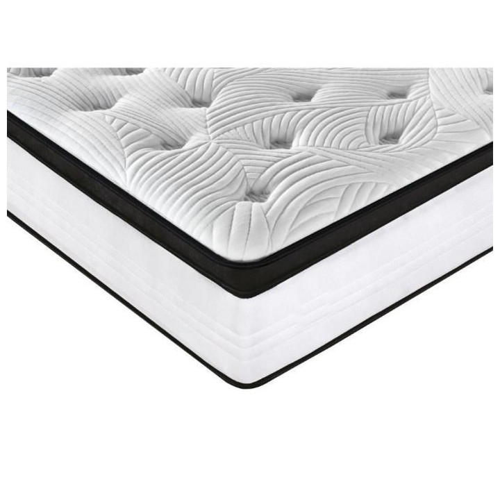 Matelas CASSIE 160x200 cm DESIGN 707 - 690 Ressorts ensachés et mémo