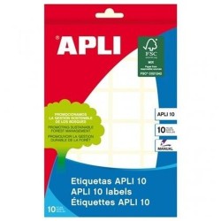 Étiquettes adhésives Apli 31 x 100 mm Blanc 10 Volets (10 Unités)