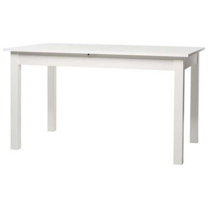 Table a manger extensible de 6 a 10 personnes - Classique - Blanc - CO
