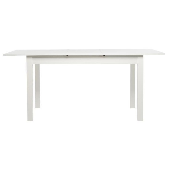 Table a manger extensible de 6 a 10 personnes - Classique - Blanc - CO