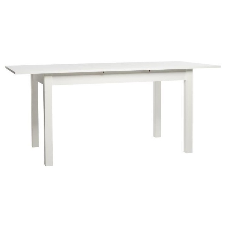 Table a manger extensible de 6 a 10 personnes - Classique - Blanc - CO
