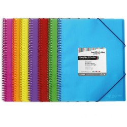 Classeur Grafoplas Multiline Maxiplas Rouge A4 50 Housses