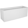 EDA PLASTIQUE Balconniere Graphit Up - 25 L - 59 x 19,5 x 22,8 cm - Blanc cérusé