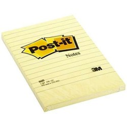 Notes Adhésives Post-it XL 15,2 x 10,2 cm Jaune (2 Unités)