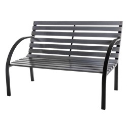 Banc 120 x 62 x 82 cm Gris...