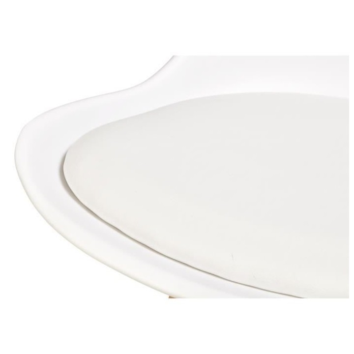 BJORN Lot de 2 tabourets de bar pieds en bois hetre massif - Revetemen