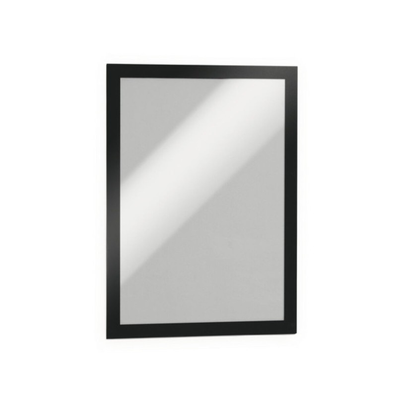 Cadre d'affichage Durable Noir Transparent Magnétique Plastique (2 Unités)