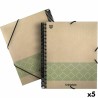 Classeur Unipapel Uninature Marron Vert 40 Housses A4 (5 Unités)