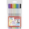 Ensemble de Marqueurs Stabilo Pen 68 Brush 10 Pièces Multicouleur