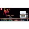 Set de peintures aquarelle Talens Sakura Koi Water Colors 60 couleurs Multicouleur