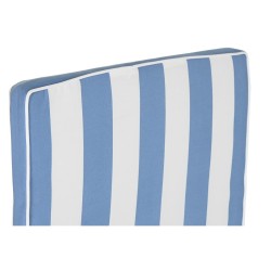 Coussin DKD Home Decor Hamac 190 x 60 x 5 cm Blanc Bleu ciel