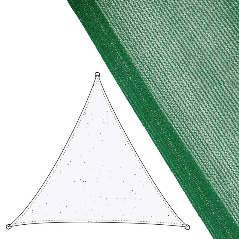 Tissu Auvent 500 x 500 x 0,5 cm Polyéthylène Vert