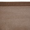 Tissu 3 x 3 m Auvent 300 x 300 x 0,5 cm Polyéthylène Chocolat