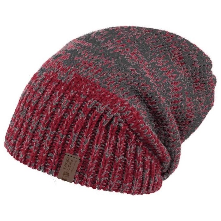 STARLING Bonnet baggy enfant - Taille unique - Bordeaux
