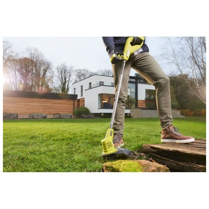 RYOBI Pack ONE+ tondeuse + coupe-bordures 18V sans fil RLM1833BLT1825M