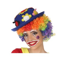 Chapeau Clown Bleu