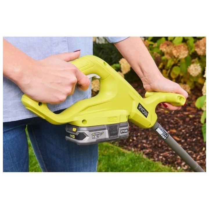 RYOBI Pack ONE+ tondeuse + coupe-bordures 18V sans fil RLM1833BLT1825M