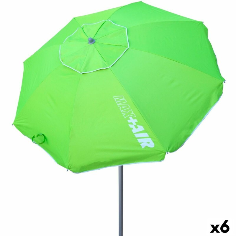 Parasol Aktive Vert 200 x 199 x 200 cm Acier Aluminium (6 Unités)