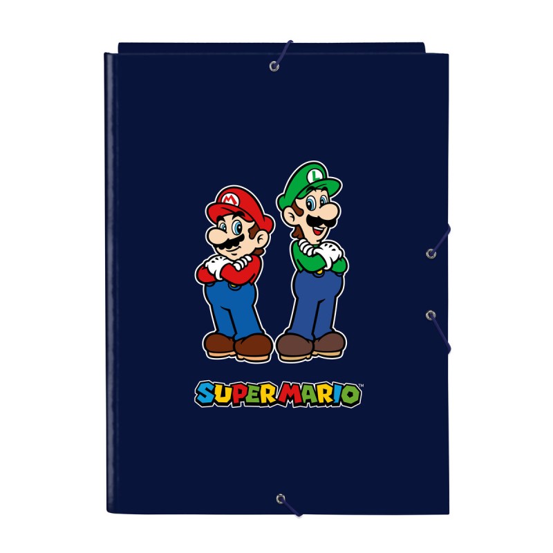 Dossier Super Mario Blue marine A4