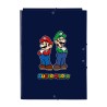 Dossier Super Mario Blue marine A4