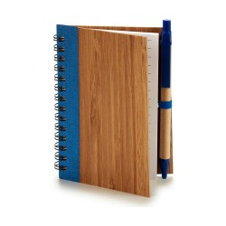 Cahier à Spirales avec Stylo Bambou 1 x 13 x 10,5 cm (24 Unités)