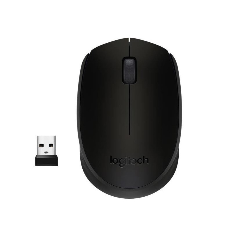 LOGITECH - Souris Sans Fil Ambidextre M171 - Noir