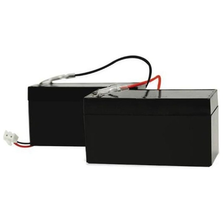 SCS SENTINEL Kit de 2 batteries de secours 1,2 AH pour motorisation