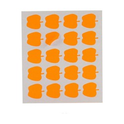 Étiquettes adhésives Pomme 22 x 49 mm (12 Unités)