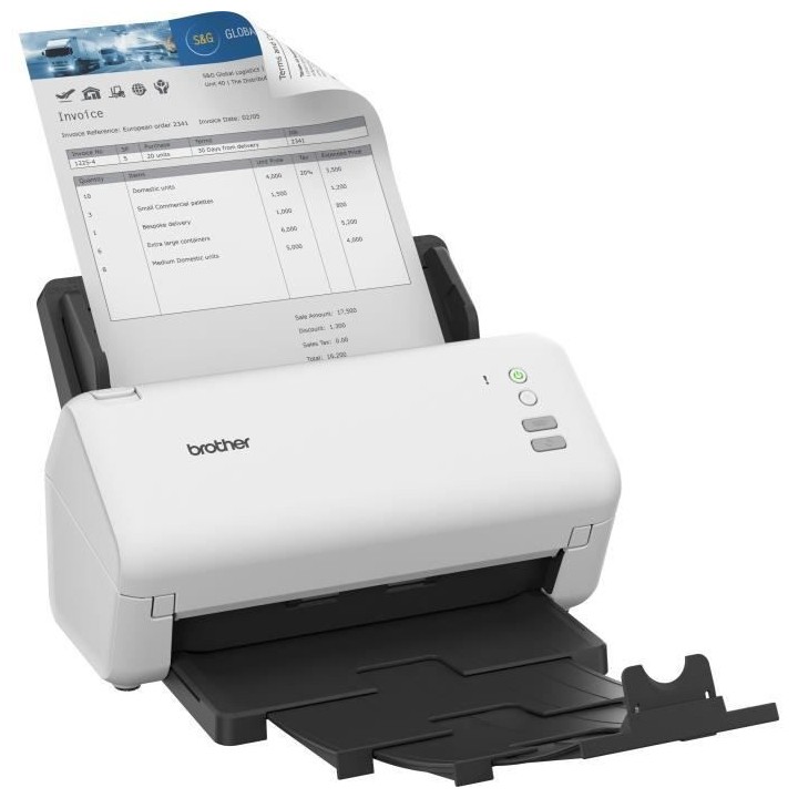 Scanner - BROTHER - ADS-4100 - Documents Bureautique - Recto-Verso - 7