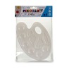 Palette Blanc Plastique 19,5 x 1 x 26 cm (24 Unités)