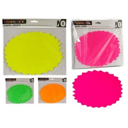 Étiquettes adhésives Panneau Rond 25 x 26,5 cm (12 Unités)