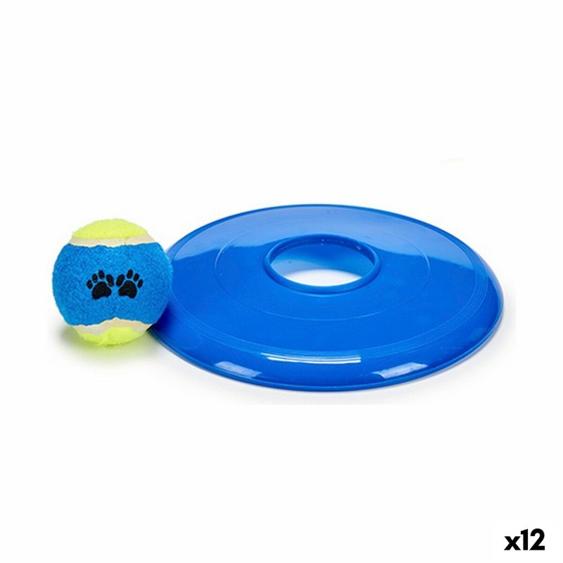 Ensemble de jouet pour Chiens Ballon Frisbee Caoutchouc polypropylène (12 Unités)