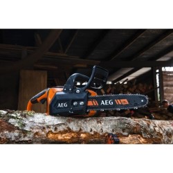 AEG Tronçonneuse 18V BRUSHLESS ACS18B30-0, longueur de coupe de 30 cm, vitesse de chaine 10m/sec, livrée sans batterie ni char