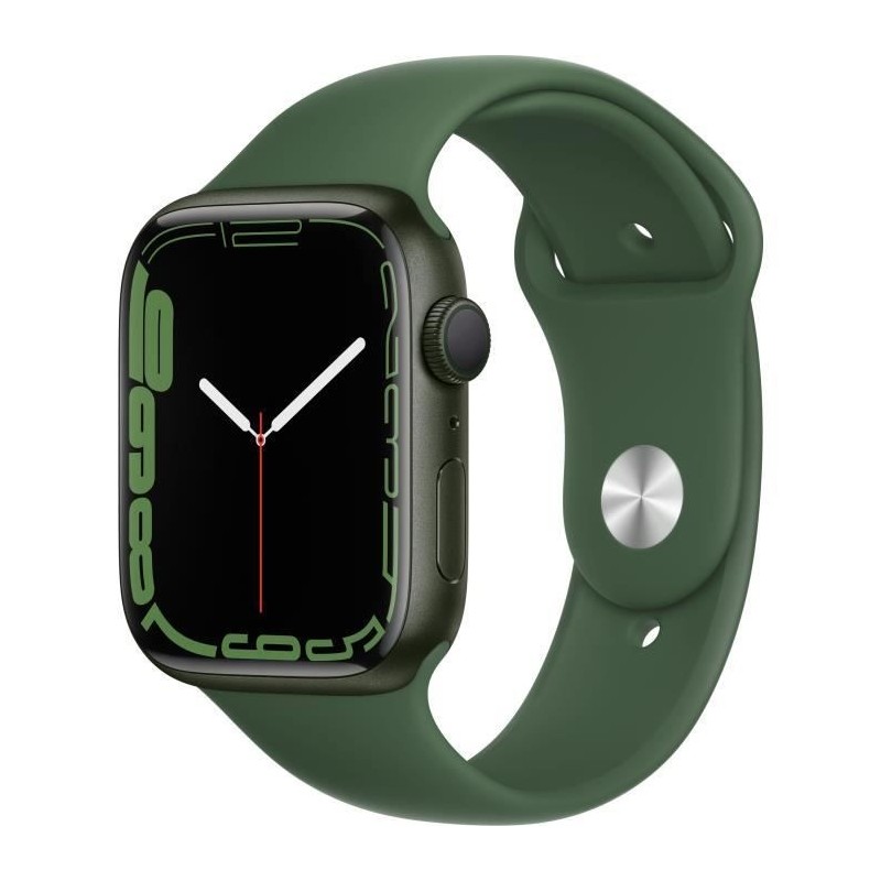 Apple Watch Series 7 GPS - 45mm - Boîtier Green Aluminium - Bracelet Clover Sport