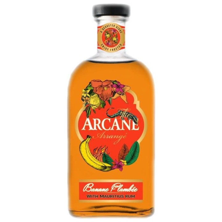 Rhum Arrangé Arcane Banane Flambée 40° - 70 cl