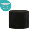 Étui de protection Table Noir PVC 100 x 100 x 75 cm