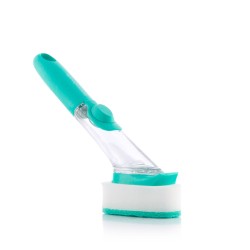 Brosse à récurer avec manche et distributeur de savon Cleasy InnovaGoods Vert Plastique (Reconditionné B)