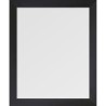 ARTESANIA BASIC Miroir rectangulaire 40x50 cm Noir