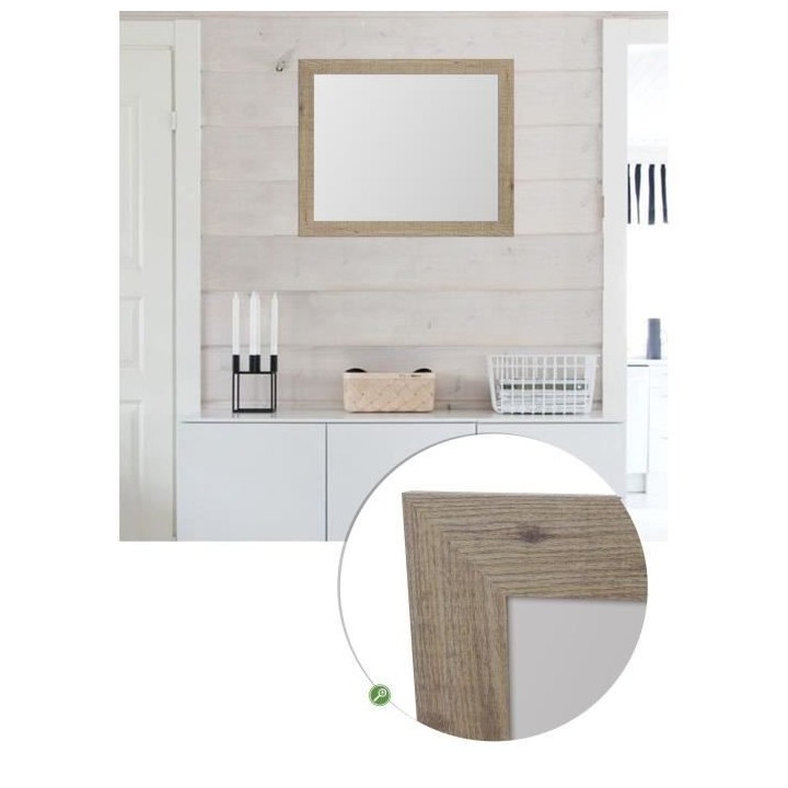 ARTESANIA BASIC Miroir rectangulaire 40x50 cm Pin