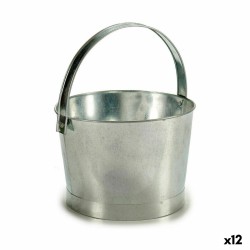 Pot Seau Argenté Zinc 25 x...